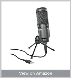 Audio Technica AT2020USB+ - best gaming microphone