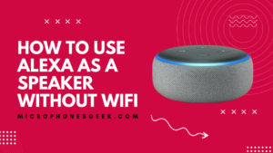 How to use Alexa As a Speaker Without WiFi