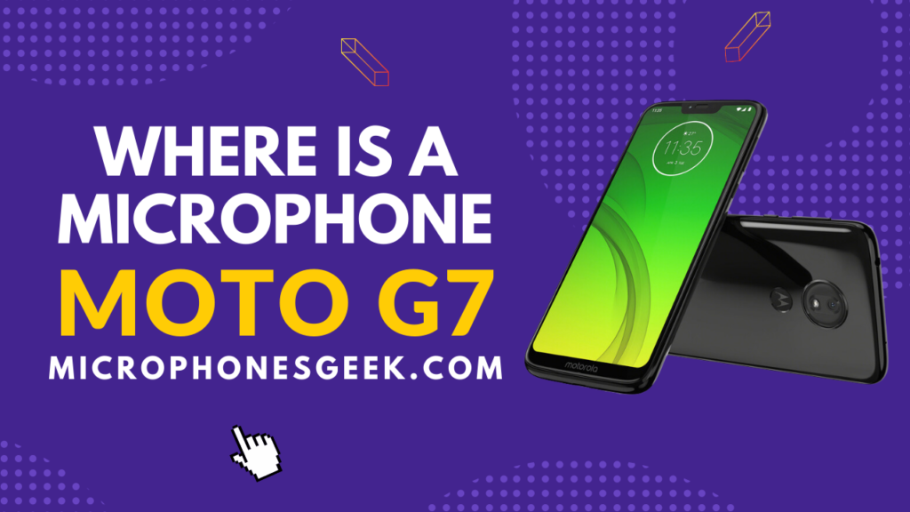 Where is a Microphone on the Moto G7