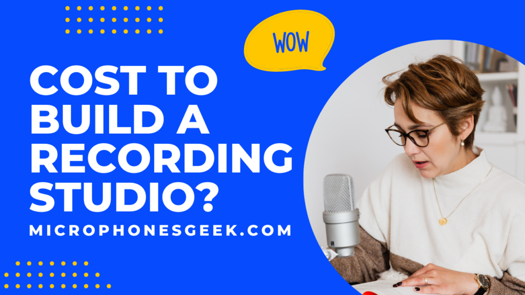 How Much Does It Cost to Build a Recording Studio