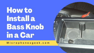 How to Install a Bass Knob in a Car
